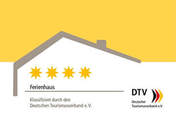 DTV Klassifizierung - Ferienhaus - 4 Sterne